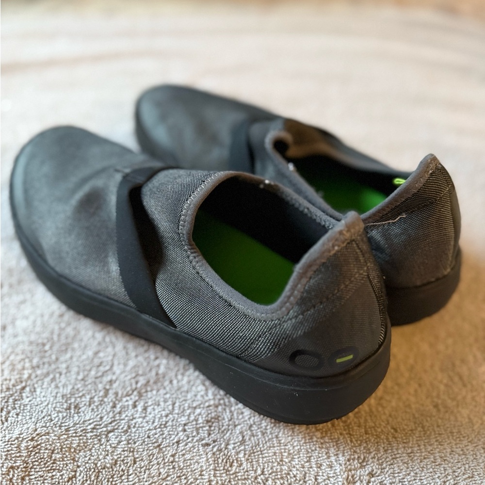 Gray Slip-On Shoes